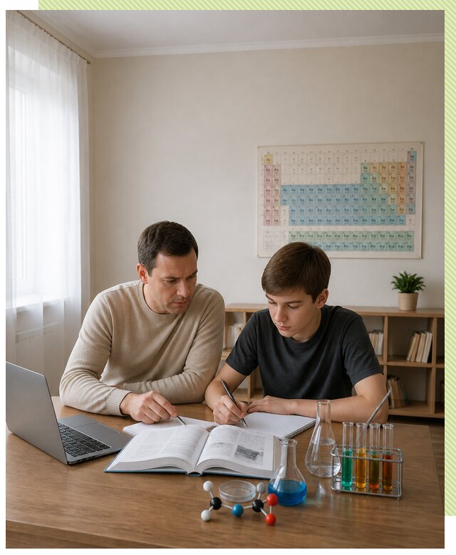 Репетитор по химии 8 класс в Ялуторовске по цене от 1239 р. | Репетитор-Лтр